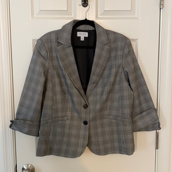 Elle Jackets & Blazers - Elle Plaid Blazer NWT Size XL